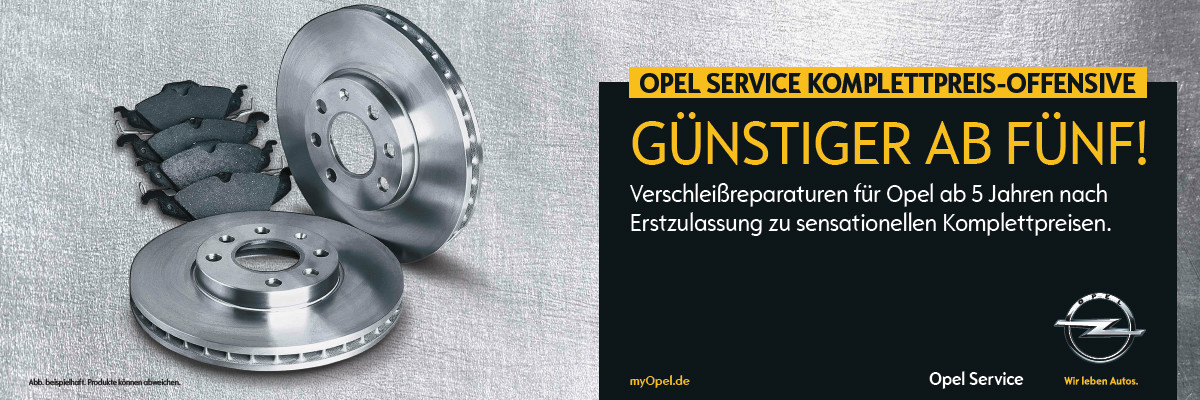 Opel Service Komplettpreis-Offensive