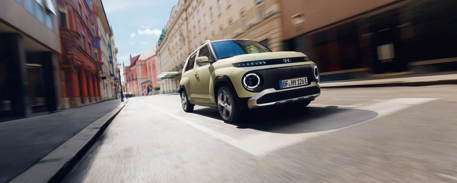 Der Hyundai INSTER Hyundai INSTER auf Straße