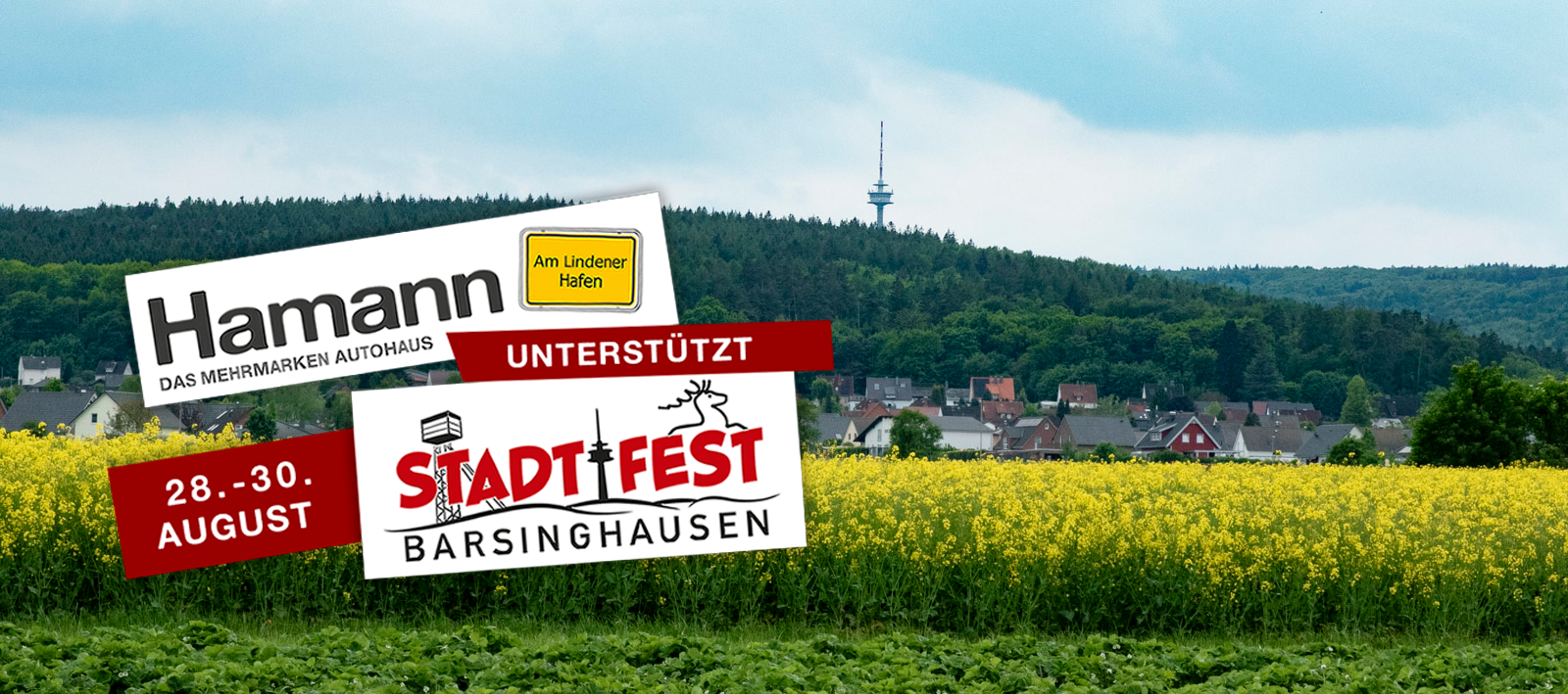 Hamann unterstützt das Stadtfest Barsinghausen