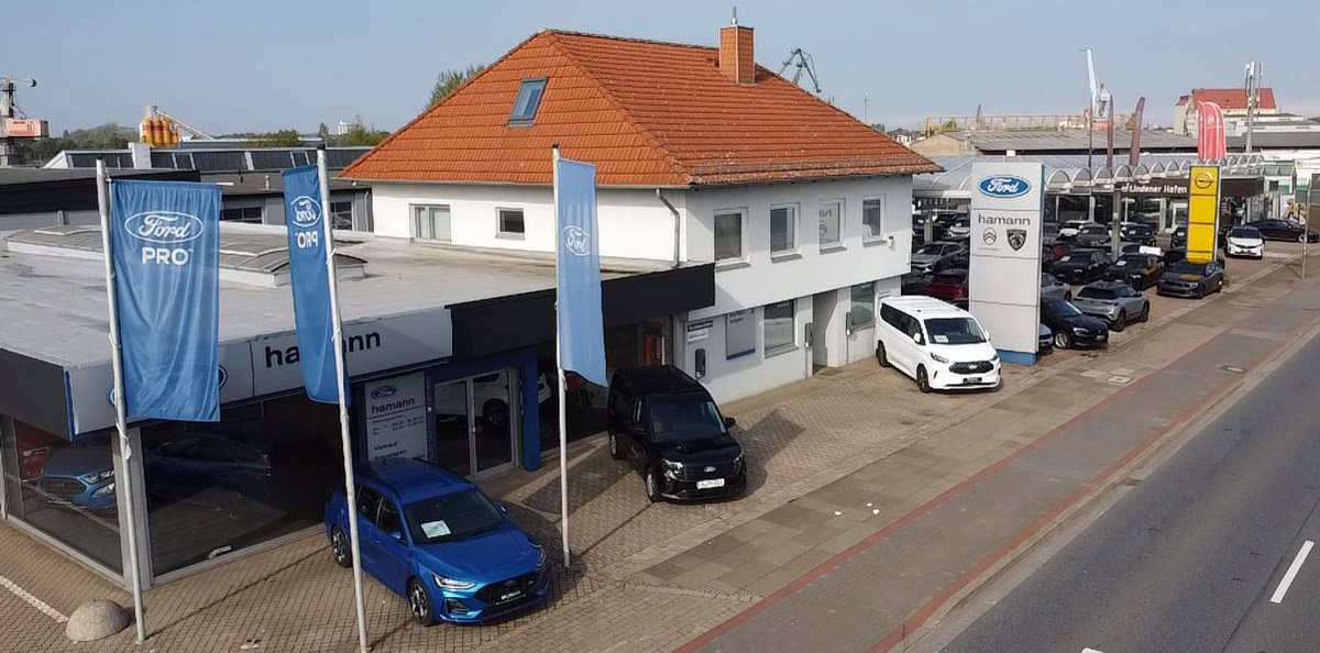 Frontansicht Autohaus Hamann Frontansicht Autohaus Hamann