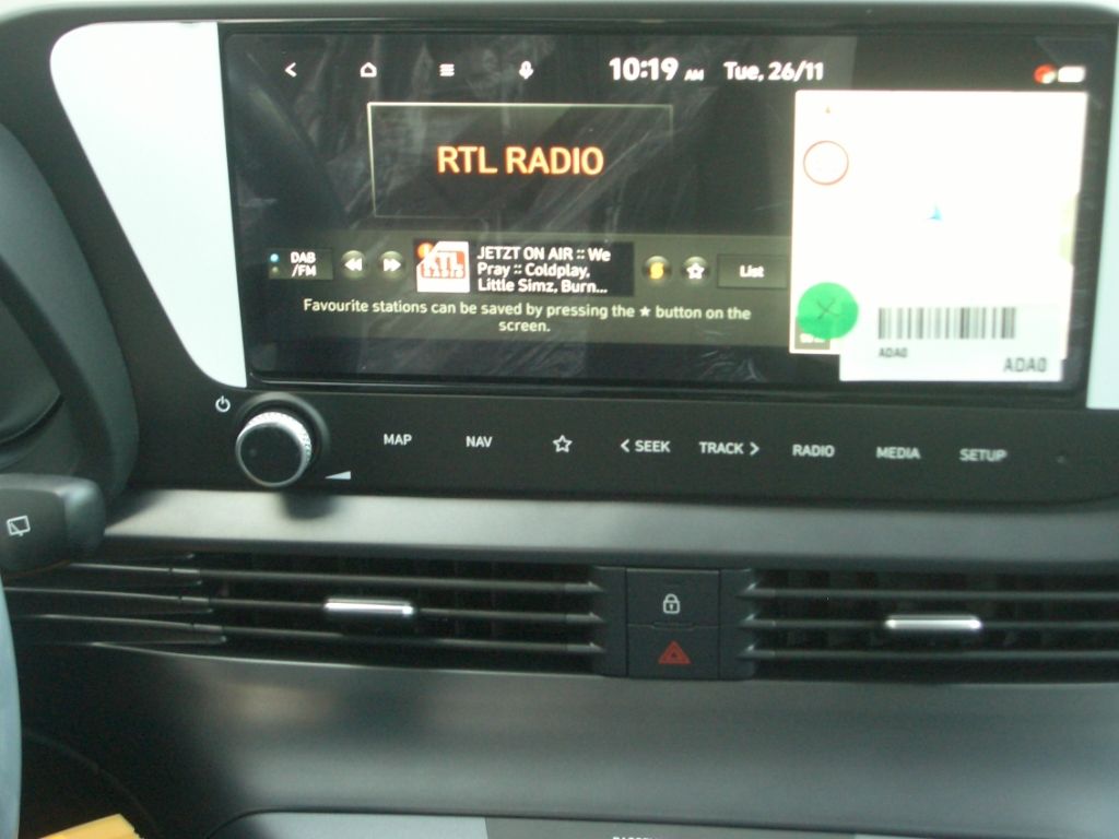 Fahrzeugabbildung Hyundai BAYON Facelift MJ25 1.0 Select, Navigation - Akt